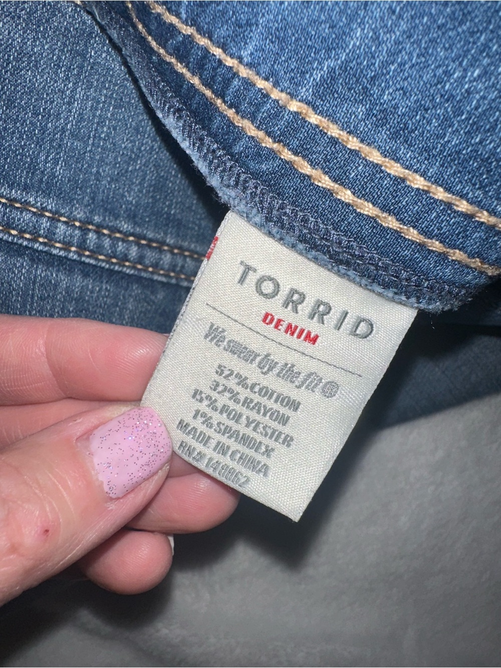 Torrid Denim Lean Jeans - Picture 6 of 7